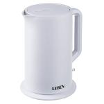 Чайник электр 1,7л пластик корпус белый 1800Вт LEBEN/291-137