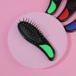 Расчёска массажная 4*14,5см цвет МИКС/3957385