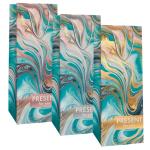 Пакет подарочный бумажный 36,2*12,3*7см Мрамор 210гр с тиснением АП/04070606 КРАТНО 6ШТ