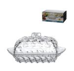 Масленка стекл фигурная 17*11*9см п/уп ГРН/TB019А