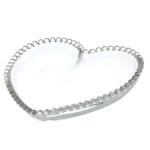 Блюдо стекл Сердце д22,5*4см ГРН/D-77