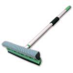 Окномойка Умничка 25см с телескоп ручкой 95см зеленая Мультипласт/KWL10504-14 (м)