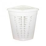 Корзина д/белья 45л угловая белый Башпласт/М1546