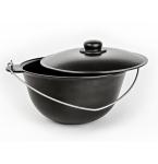 Казан алюм 5л с крышкой с дужкой Походный антрацит Алита/15701