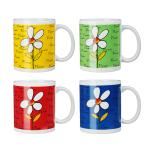 Кружка фарфор 0,32л Цветок 4диз Миллими ГЦ/806-346