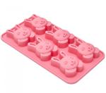 Форма д/выпечки силикон 6 ячеек Зайцы 26*14,3*3,2см Катунь/КТ-S-350