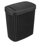 Вельвет черный гранит Контейнер д/мусора 1,9л 16*10*17,2см Бытпласт/435204450