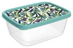 Контейнер д/холод и СВЧ прямоуг 1,5л с декором Оливки зеленый IL/221159418/05