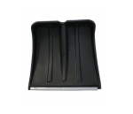 Лопата д/снега Снежок 41*36см оц.планка б/черенка черный