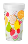 СОЧНЫЕ ФРУКТЫ Стакан с декором 0,38л Бытпласт/434296101