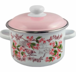 ПТИЧКИ Кастрюля эмал цил 2л Апптетит ПЛТ/6RD161M