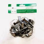 Зажим д/штор с кольцом 25шт. д3,5см МХТ/2342