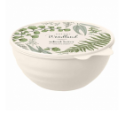 Миска пласт 0,85л с крышкой Wave с декором бежевый Бытпласт/43324530752 ---