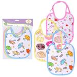 Набор нагрудников детских 3шт Мультидом/VL90-163---