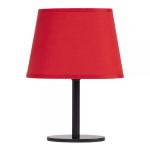 Лампа настольная ВК40430 красная с абажуром/12825