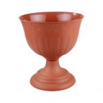 Вазон Венеция 10л диам 330мм корич Башпласт/М3131 (э)