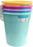 Ведро 8л пласт пищевое Евро мерное ударопрочное микс Радиан/10040807