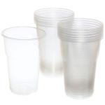 Набор стаканов одноразовых 200мл прозрачных 12шт (э)