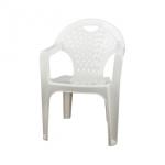 Кресло пластик 58,5х54х80см белый Башпласт/М2608