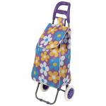 Тележка с сумкой Васильки 30кг Рыжий кот А204/093540