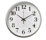 Часы настенные круг д29см корпус серебро(10)/2940-105