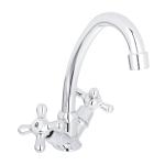 Смеситель д/кухни поворотный излив 20см SK01-Т204 СоюзКран/567-063