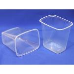 Контейнер одноразовый РР с крышкой 0,5л*100шт Д-полимер б/этик