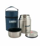 Термос нерж сталь с широким горлом 0,75л теплоиз чехол Penguin в коробке/ВК-114