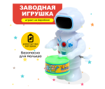 2 Игрушка заводная Робот барабанщик 10,5*6*10,5см микс/9820603