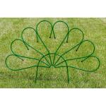 Забор декор металл садовый №6 Павлин-мини 0,52*0,48м 5 секций (2 м)/00196837