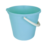 Ведро 10л пласт пищевое с носиком голубой/MPG0101