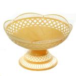 Ваза д/фруктов пласт Семь злаков д24см беж Башпласт/М779