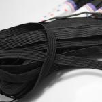 Резинка хозяйственная вязаная черная 5м РФВ (200) (э)