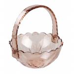 Конфетница пласт Изобилие тонирован с ручкой Башпласт/М6405 -