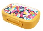 Ланч-бокс Городские фантазии 0,98л с декором желтый Бытпласт/434219906