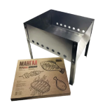 Мангал 35*25*35см 0,38мм в пленке складной Diolex/DX-M 3504-B