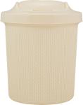 Ведро с подвижной крышкой Soul 12л айвори Пластик Репаблик/SV4065АЙВ