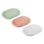 Мыльница с поддоном 13*10*2,5см Классика 3цв ГЦ/463-661