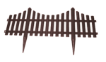 Забор декоративный Модерн штакетник 60х33 см 5 шт темно-коричневый Диорит/10608 (м)