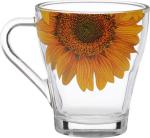 Кружка стекл 0,25л Живая природа Подсолнух Декостек/1649-Д/Т00011098