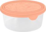 Контейнер пласт Helsinki круглый 0,5л персиковая карамель Пластик Репаблик/PT143311040