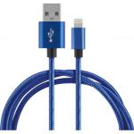 Кабель для зарядки Lightning USB 2А 1м Energy синий СКР/ET-27/104107
