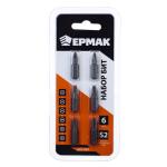 Набор бит д/шуруповерта PH PZ 25мм 6шт Ермак ГЦ/601-067