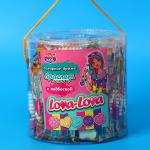 2 Сахарное драже браслет с подвеской Lova-Lova 12г/бокс 60шт/10413026 КРАТНО 60шт