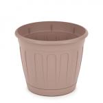 Горшок цветоч Дионис 3,6л с поддоном беж Башпласт/М8524 (э)