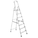 Стремянка алюминиевая 7-ступ Уфук рабочая выс 354см/111107