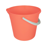 Ведро 10л пласт пищевое с носиком коралловый Мультипласт/MPG0118