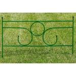 Забор декор металл садовый Ноктюрн №9 0,92*0,59м 5секций (4 м)/00131757