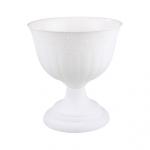 Вазон Венеция 18л диам 400мм бел Башпласт/М3129