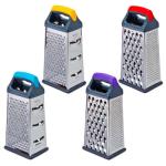 Терка нерж сталь 4-х сторонняя 22см 4цв ручки  Ветта/885-106 (Б)